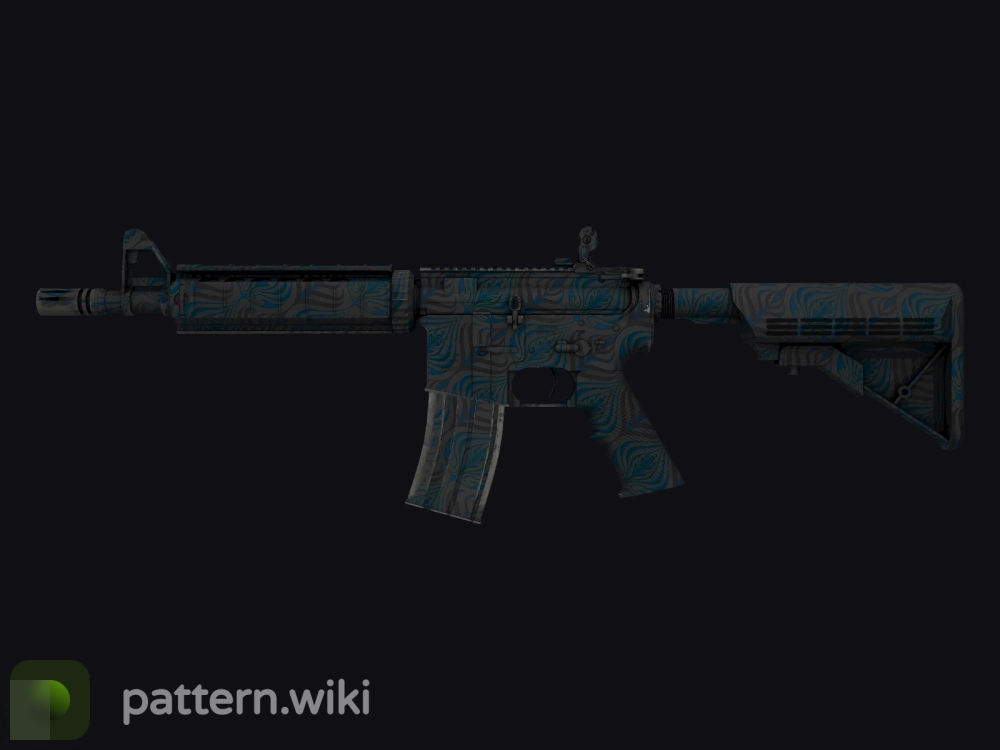 M4A4 Dark Blossom seed 590