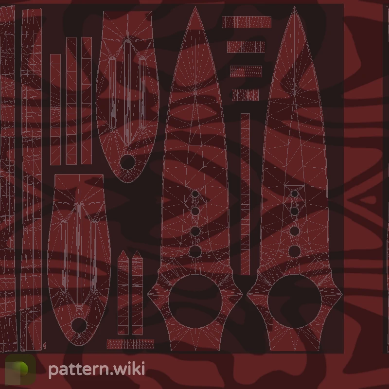 Skeleton Knife Slaughter seed 555 pattern template