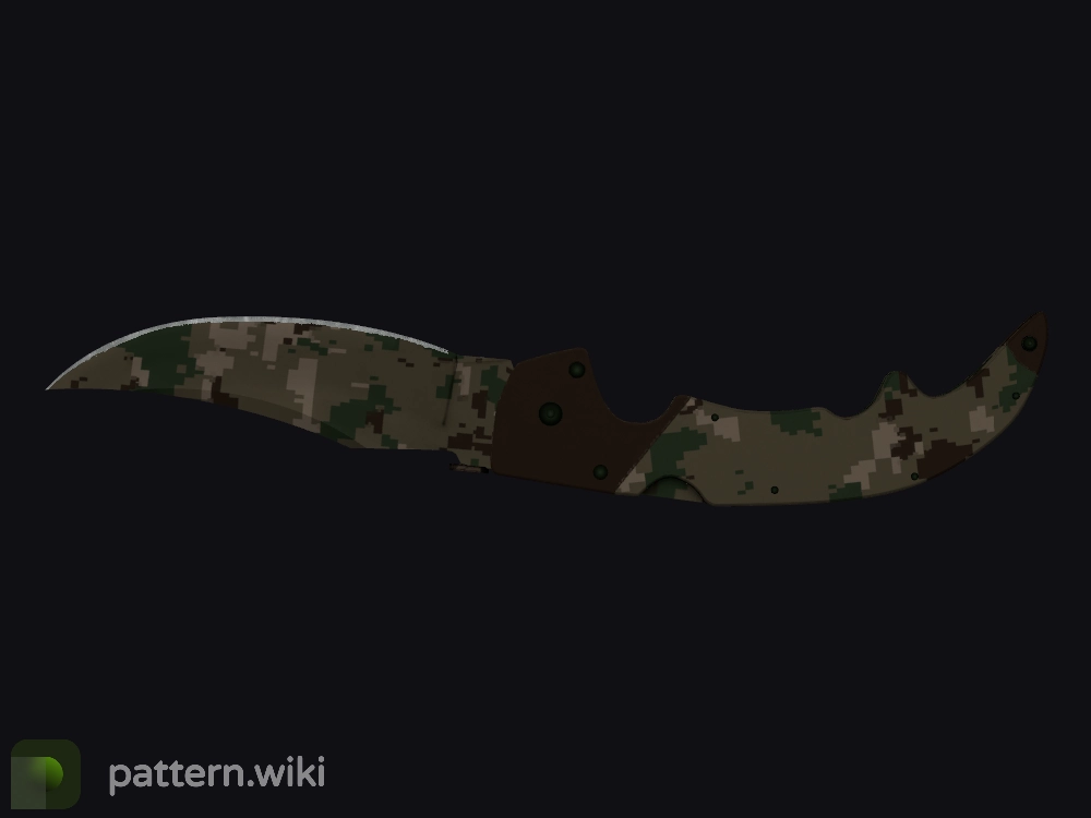 Falchion Knife Forest DDPAT seed 370