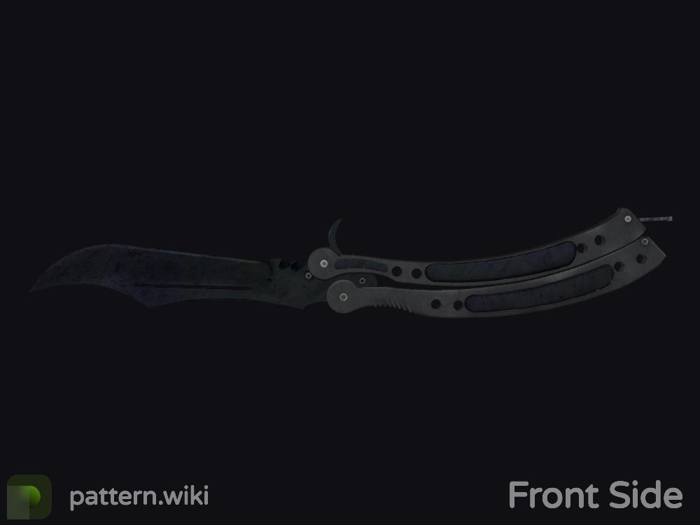 Butterfly Knife Blue Steel seed 544