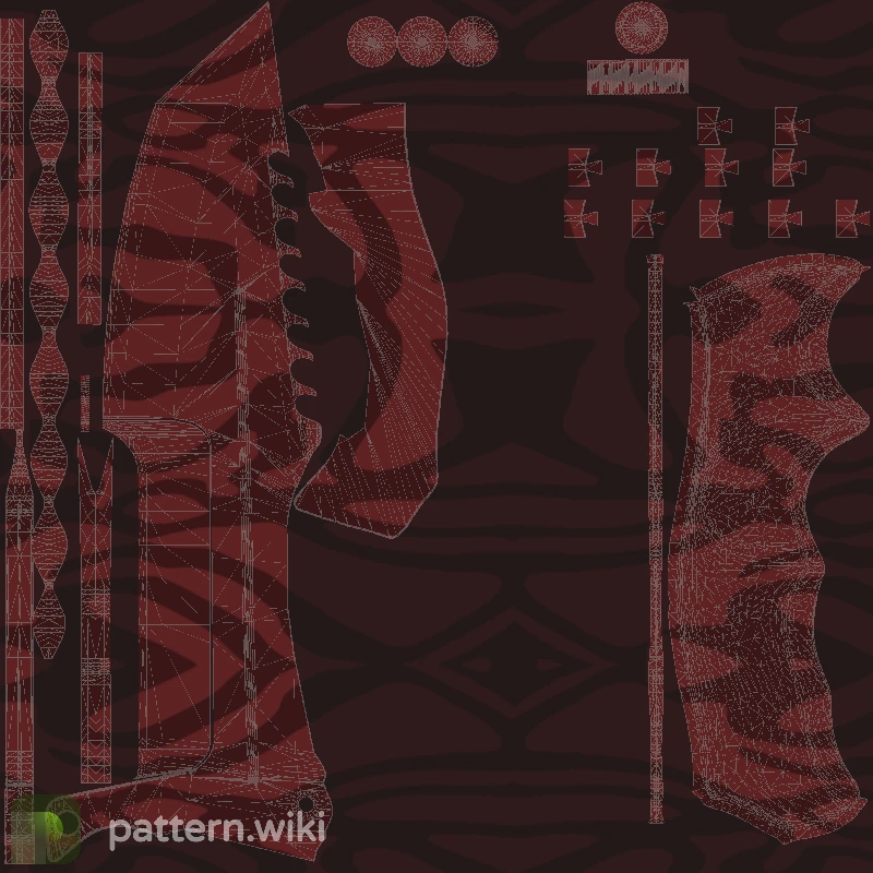 Huntsman Knife Slaughter seed 742 pattern template