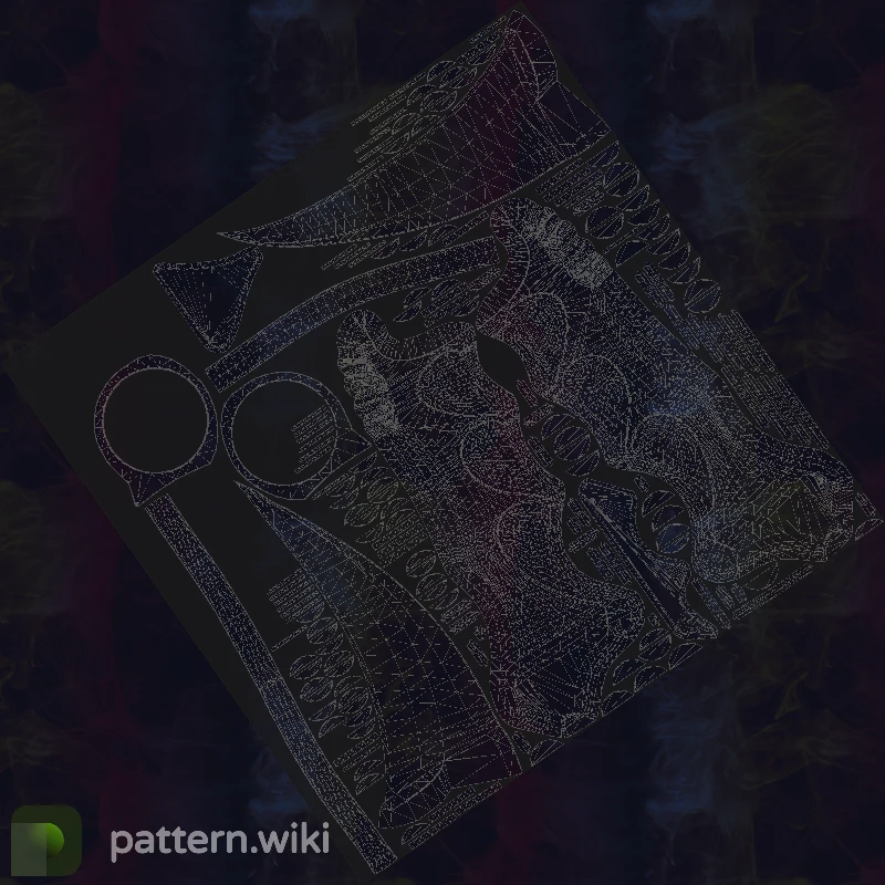 Karambit Doppler seed 286 pattern template