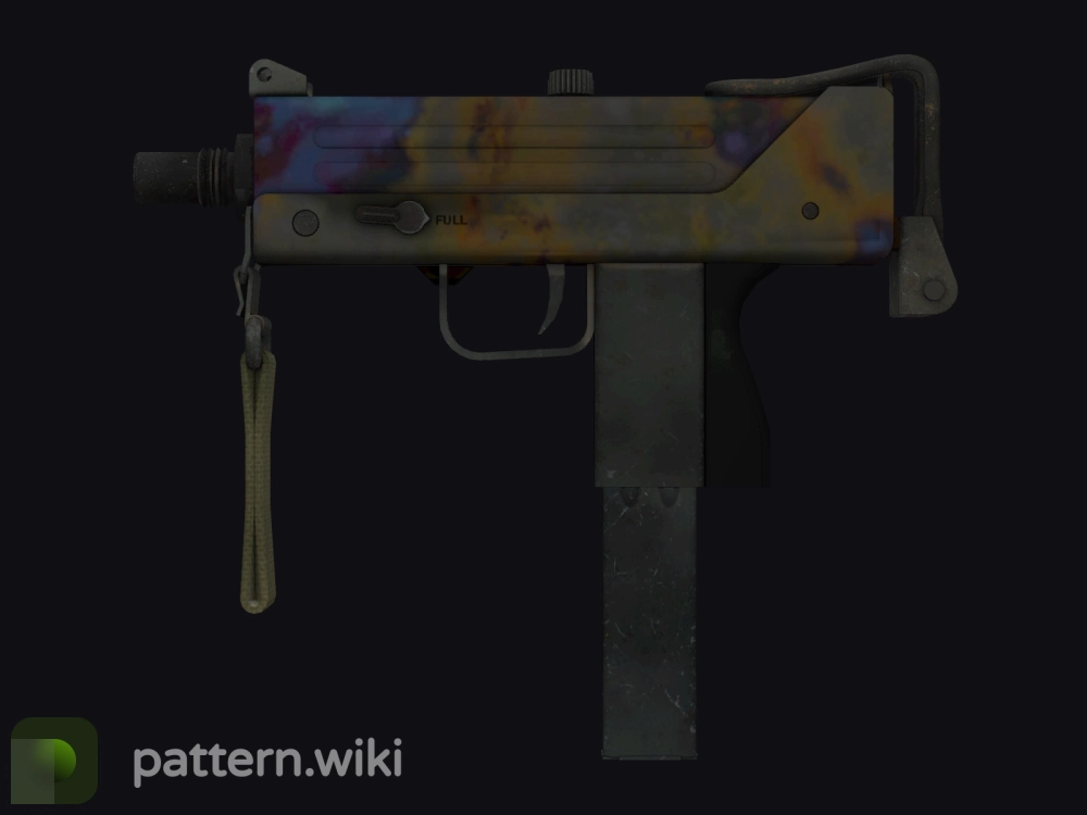 MAC-10 Case Hardened seed 828