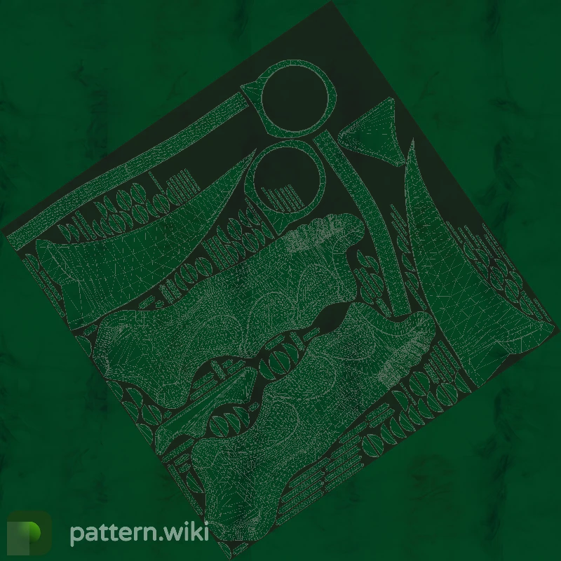 Karambit Gamma Doppler seed 171 pattern template