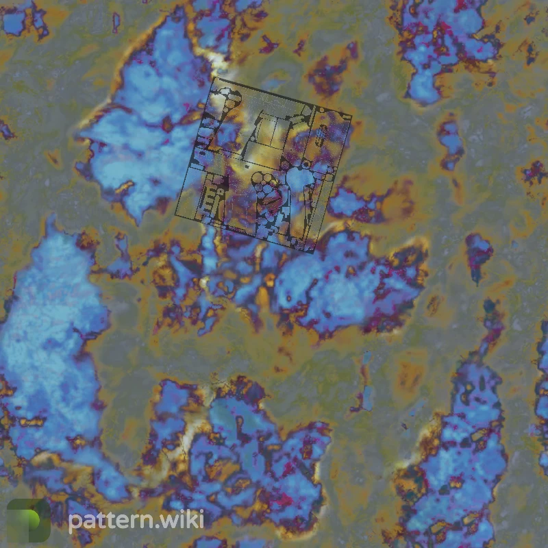 Five-SeveN Case Hardened seed 745 pattern template