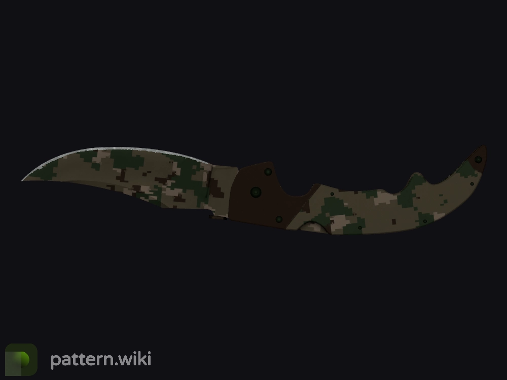 Falchion Knife Forest DDPAT seed 527