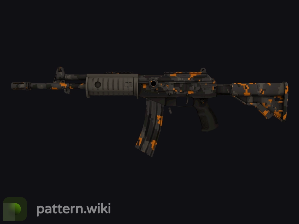 Galil AR Orange DDPAT seed 887