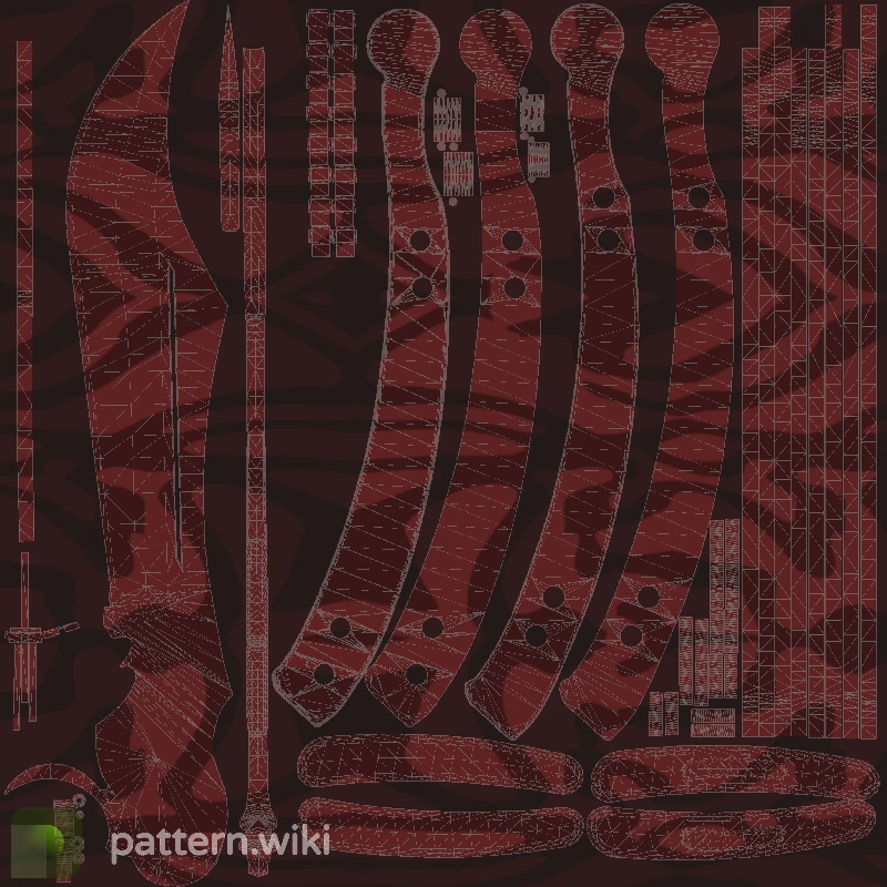 Butterfly Knife Slaughter seed 981 pattern template