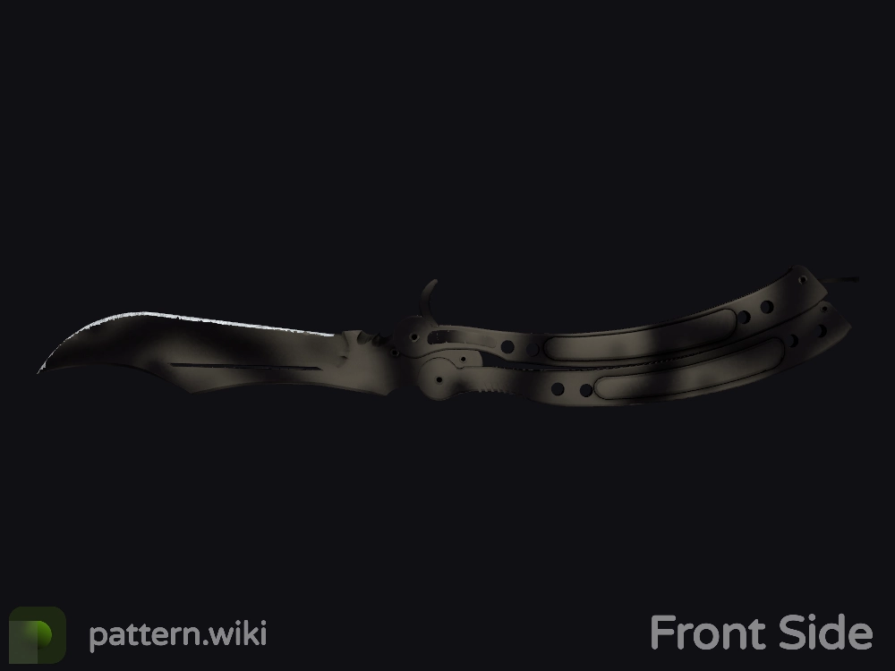 Butterfly Knife Scorched seed 457
