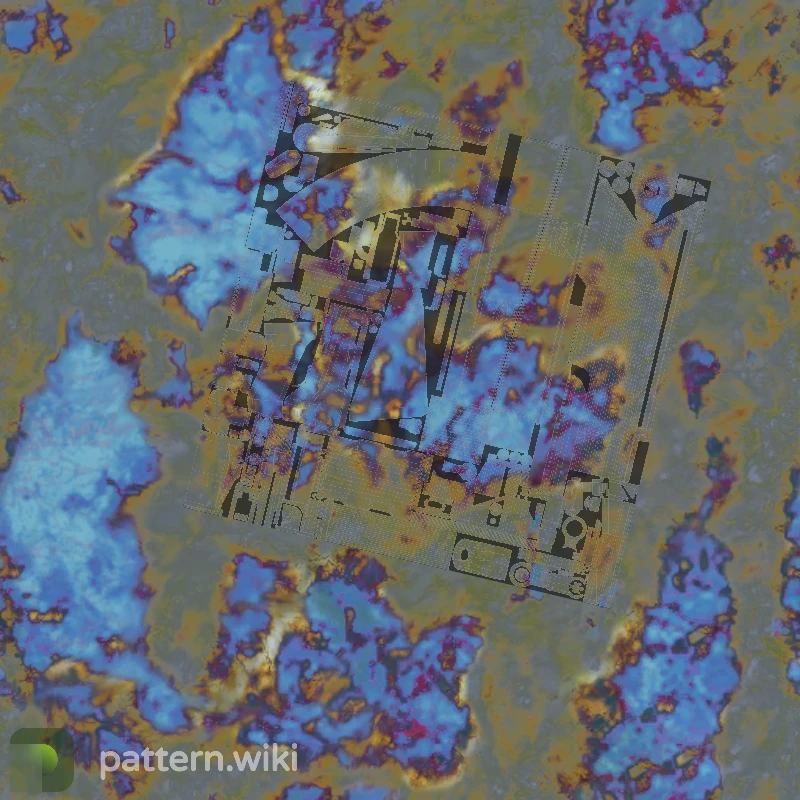 AK-47 Case Hardened seed 167 pattern template