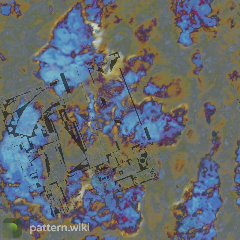 AK-47 Case Hardened seed 979 pattern template