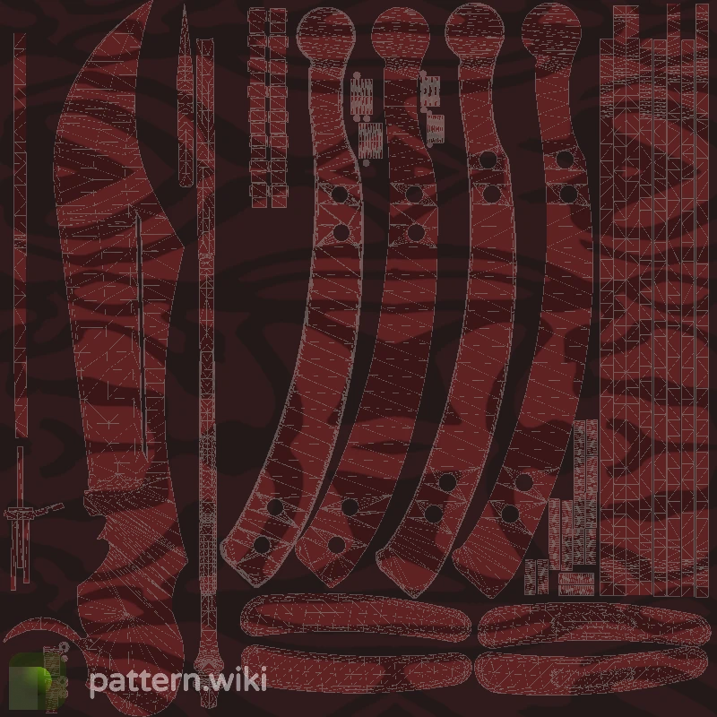 Butterfly Knife Slaughter seed 689 pattern template