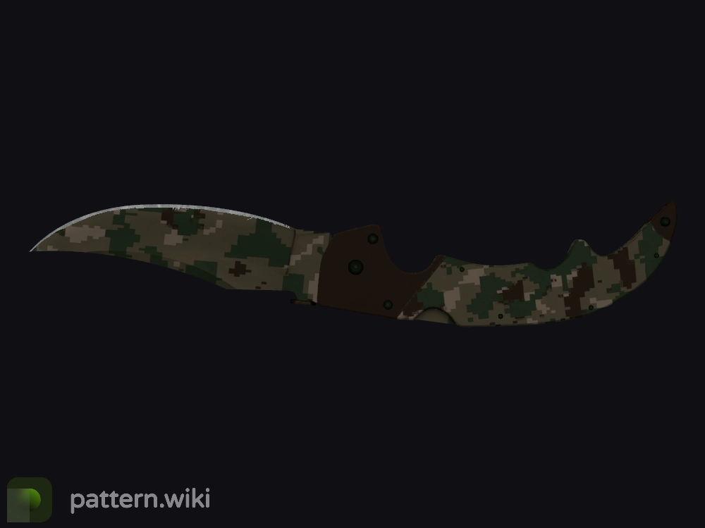 Falchion Knife Forest DDPAT seed 535