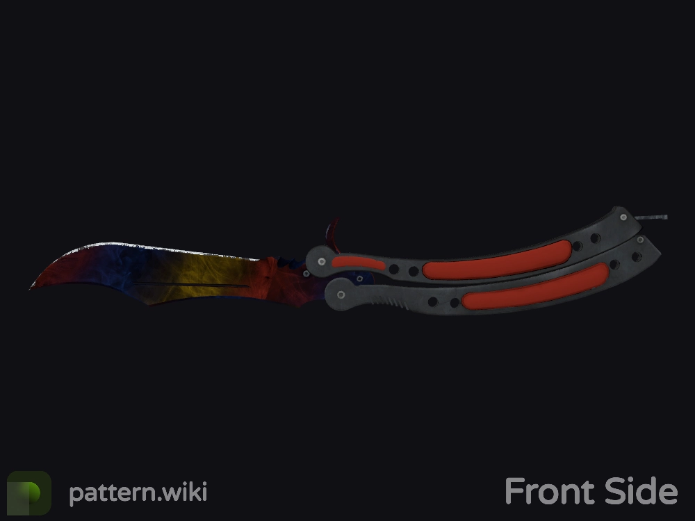 Butterfly Knife Marble Fade seed 973