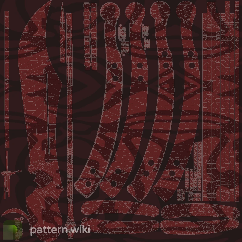 Butterfly Knife Slaughter seed 595 pattern template