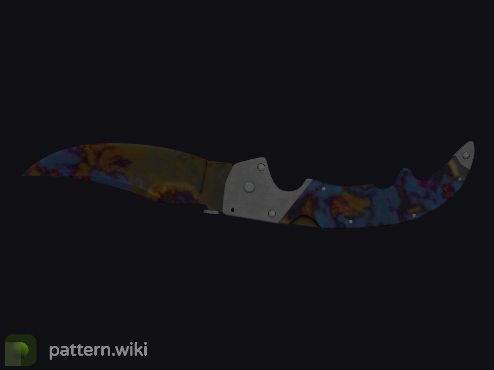 Falchion Knife Case Hardened seed 217