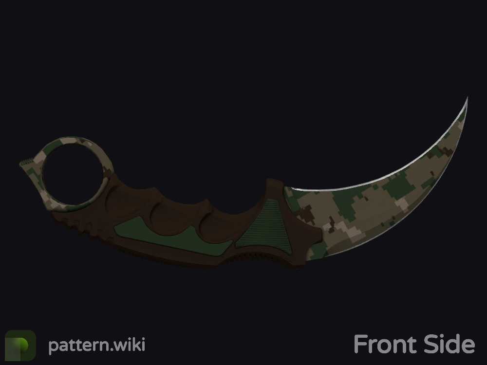 Karambit Forest DDPAT seed 758