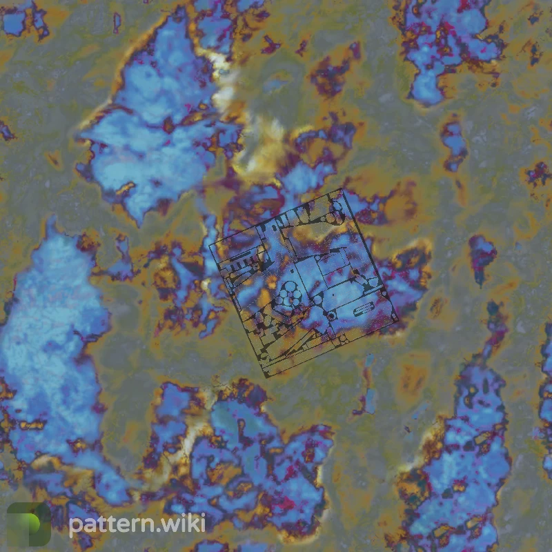 Five-SeveN Case Hardened seed 953 pattern template