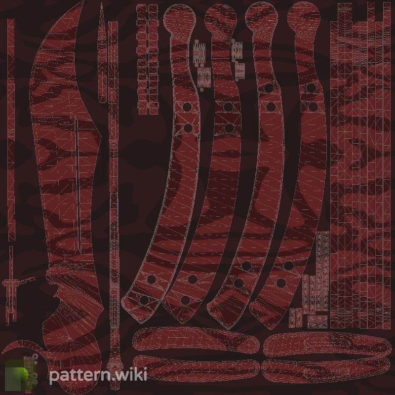 Butterfly Knife Slaughter seed 267 pattern template