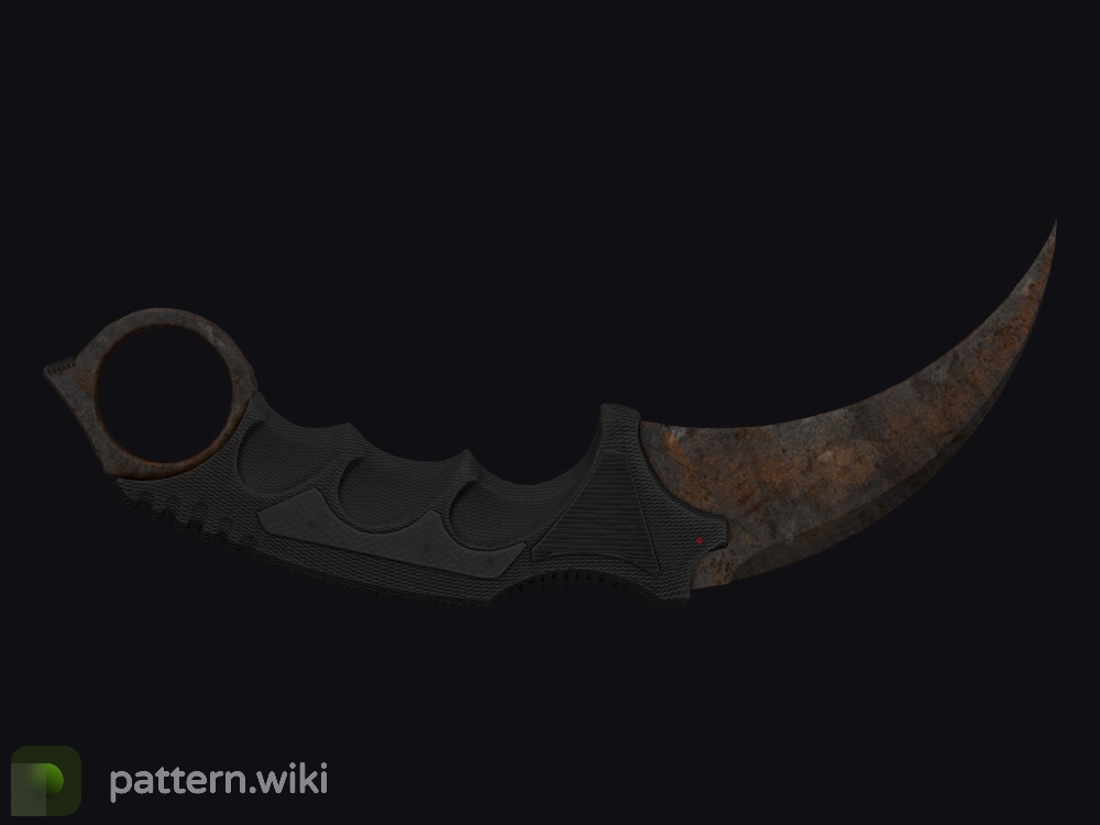 Karambit Rust Coat seed 9