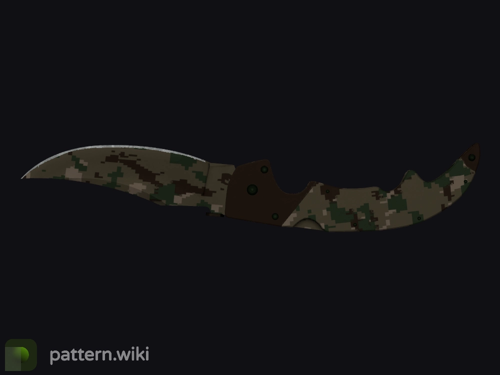 Falchion Knife Forest DDPAT seed 101