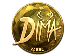 Sticker Dima (Gold) | Katowice 2019 preview