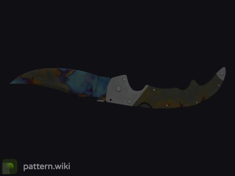 Falchion Knife Case Hardened seed 208