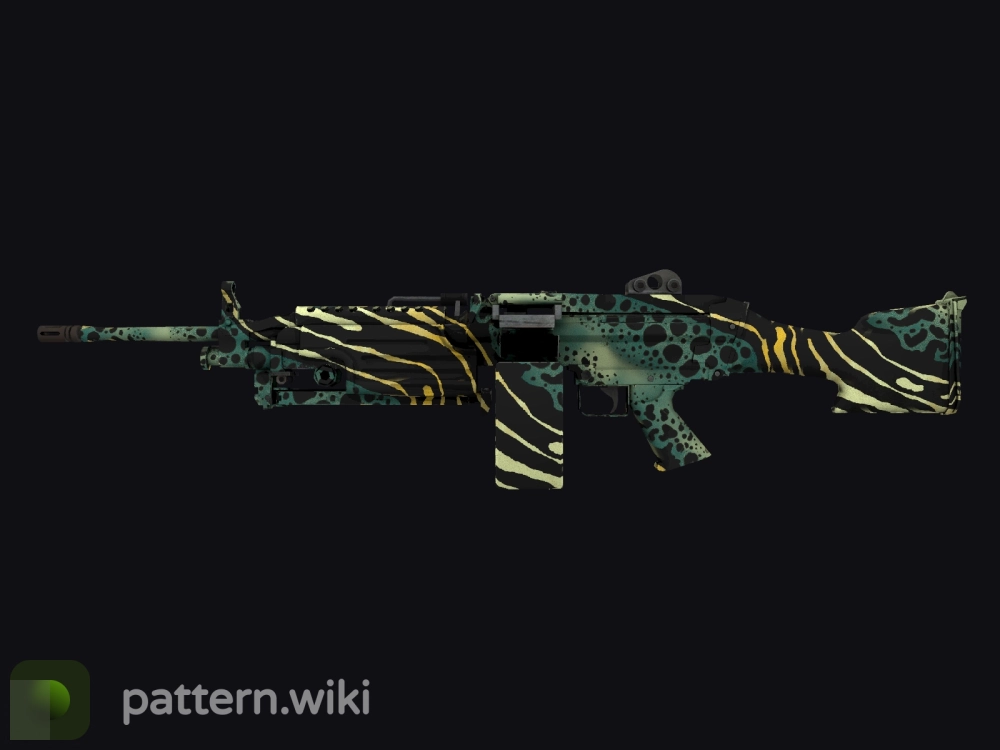 M249 Emerald Poison Dart seed 784