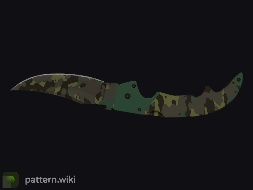 Falchion Knife Boreal Forest seed 76