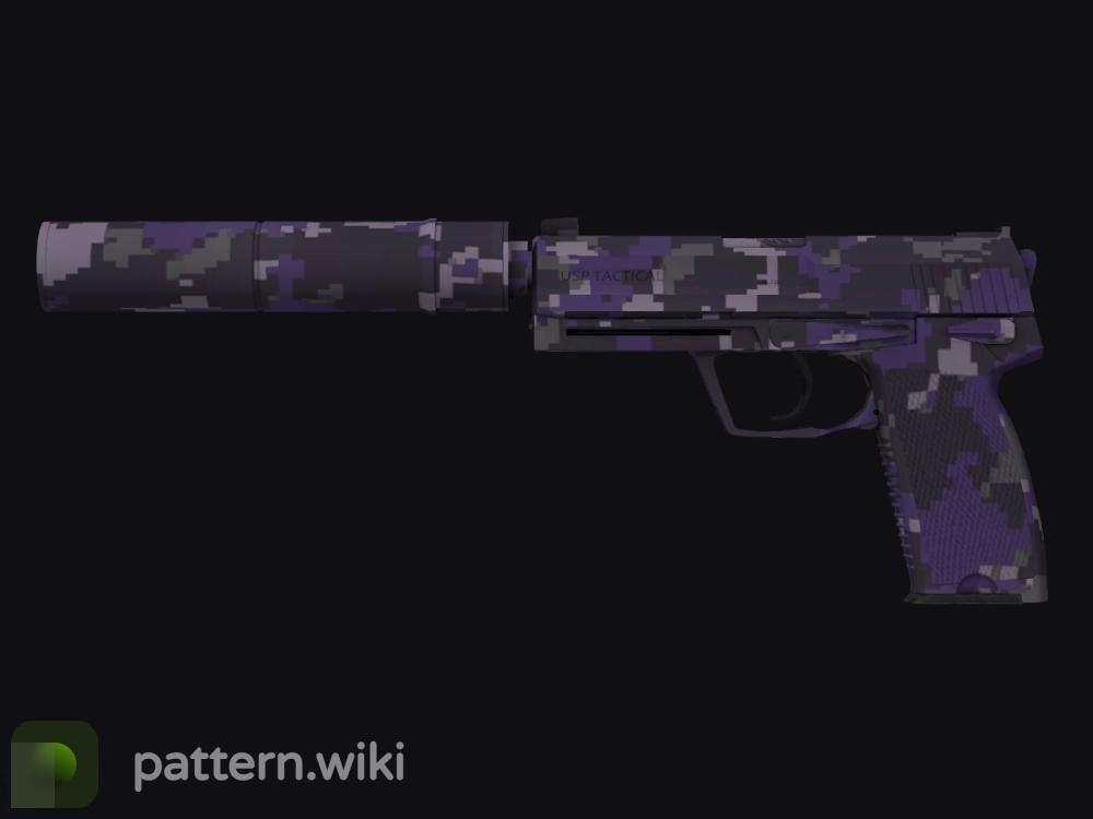 USP-S Purple DDPAT seed 387