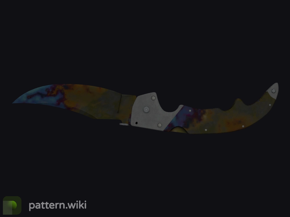 Falchion Knife Case Hardened seed 205