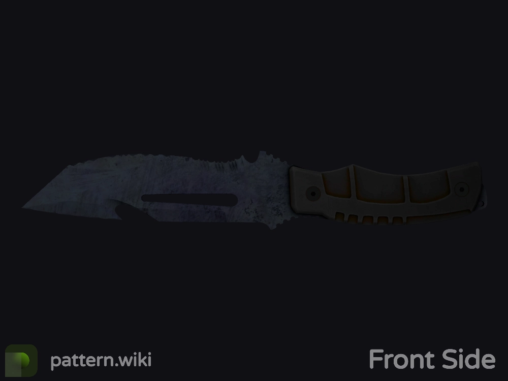 Survival Knife Blue Steel seed 196