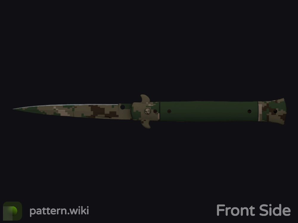 Stiletto Knife Forest DDPAT seed 606