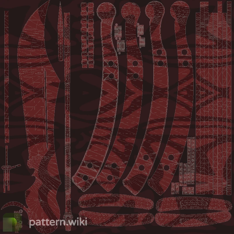 Butterfly Knife Slaughter seed 352 pattern template