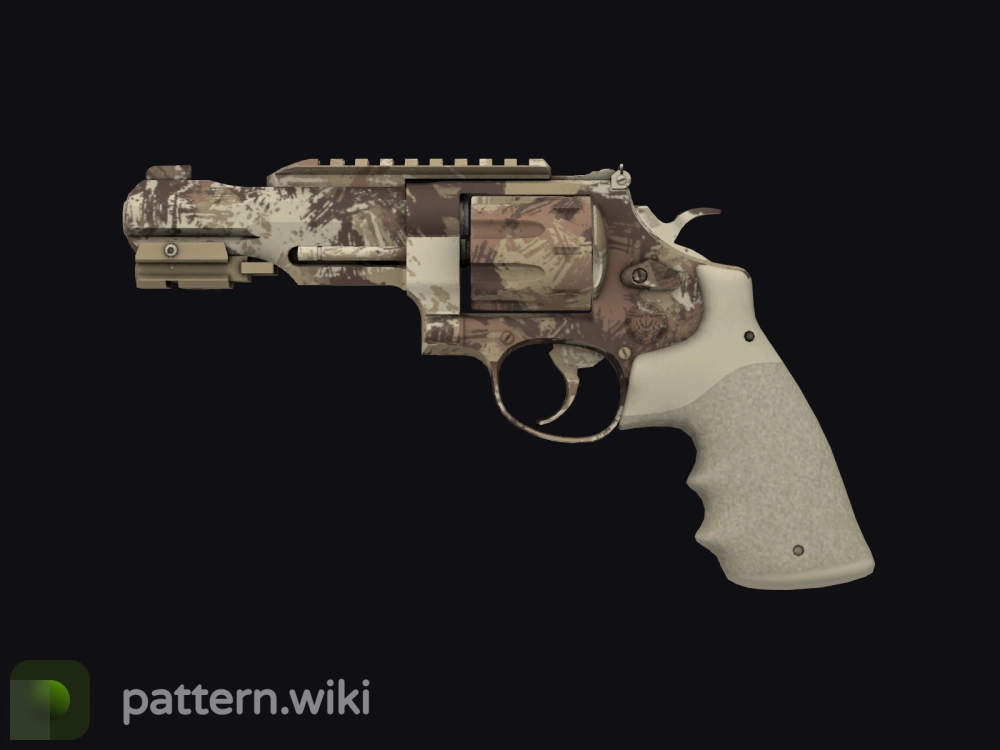 R8 Revolver Desert Brush seed 153