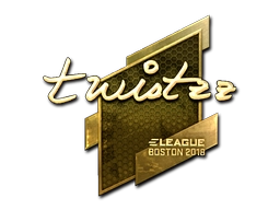 Sticker Twistzz (Gold) | Boston 2018 preview