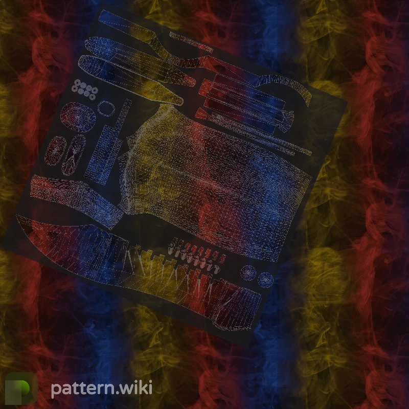 Bowie Knife Marble Fade seed 156 pattern template
