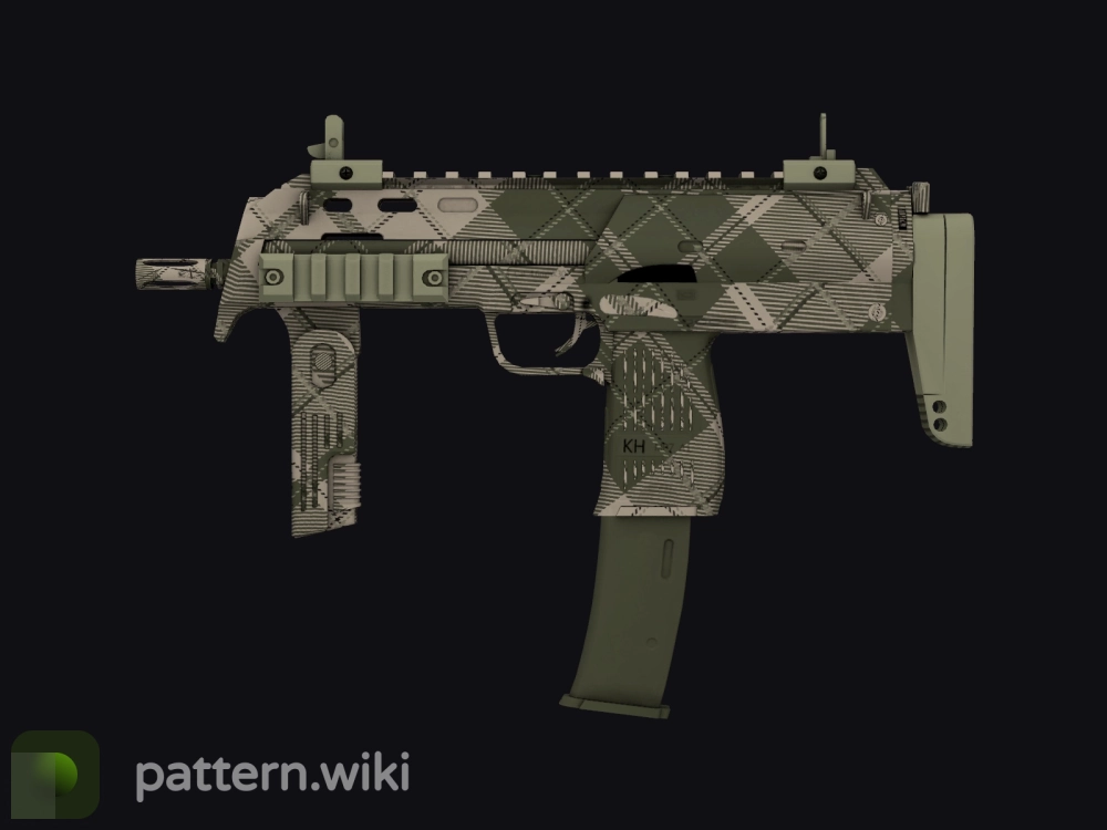 MP7 Olive Plaid seed 496