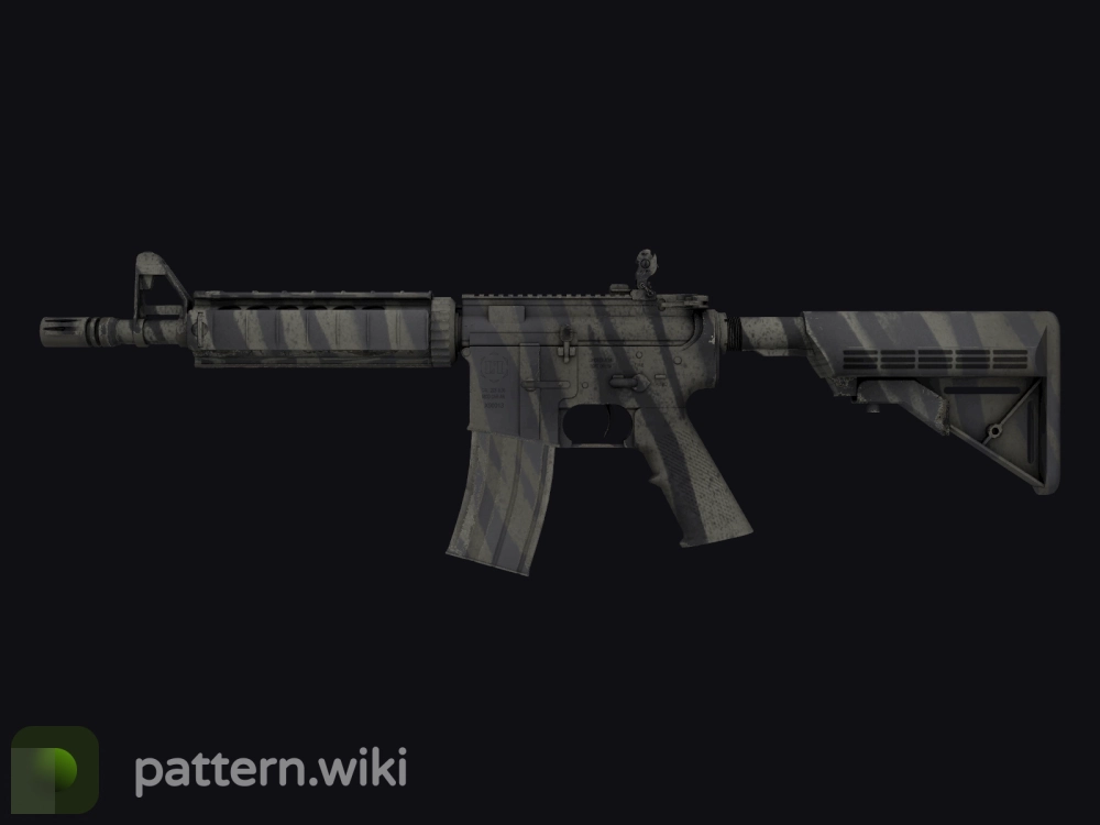 M4A4 Faded Zebra seed 666