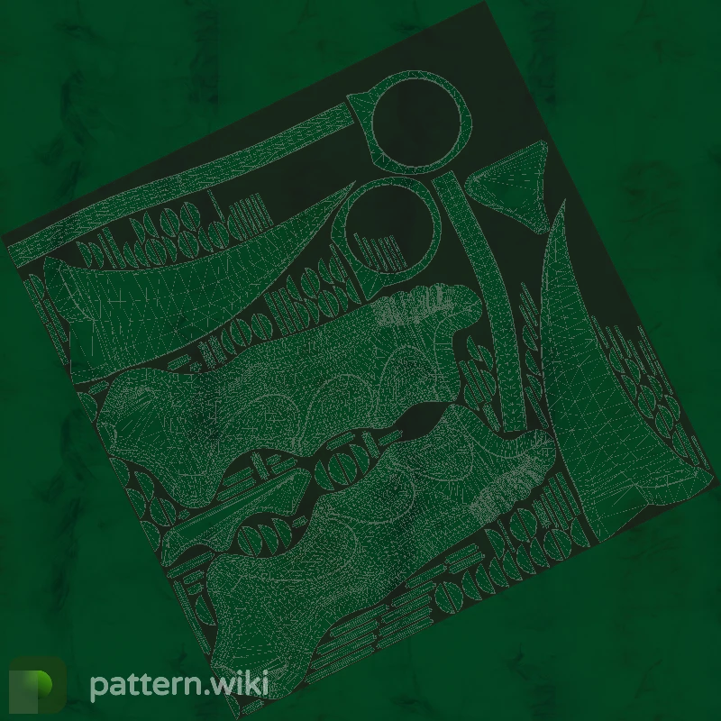 Karambit Gamma Doppler seed 233 pattern template