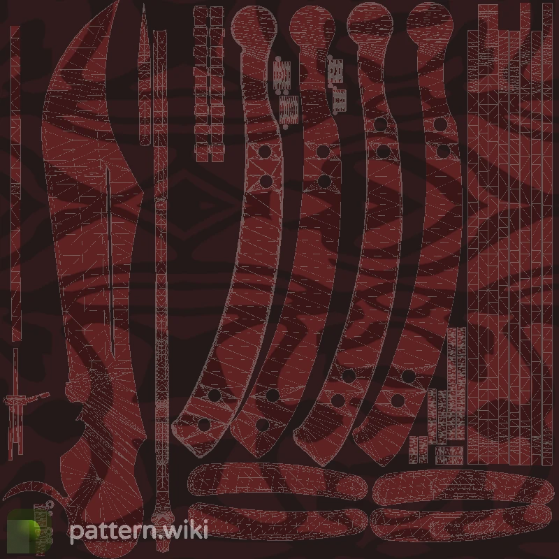 Butterfly Knife Slaughter seed 964 pattern template