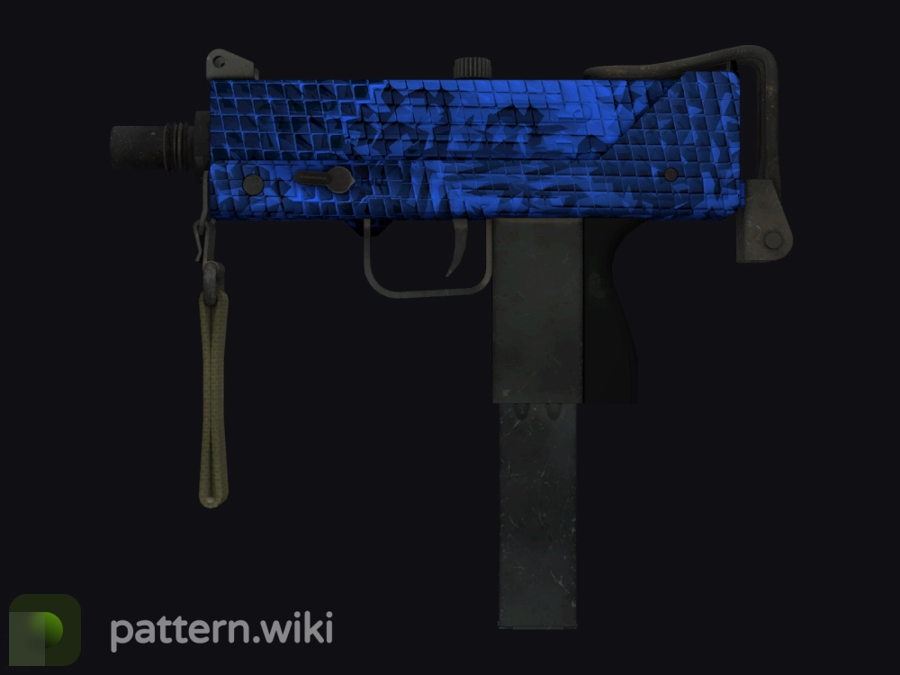 MAC-10 Lapis Gator seed 206