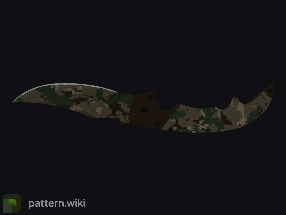 Falchion Knife Forest DDPAT seed 21